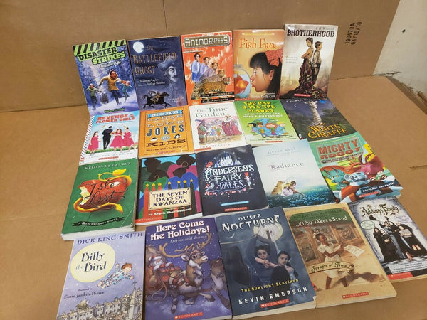 Lot of 20 Chapter ALL SCHOLASTIC Children Young YOUTH RANDOM UNSORTED BOOKS MIX