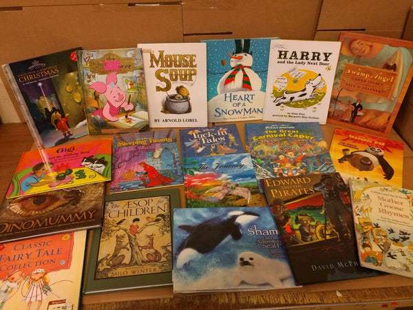 Lot of 10 ALL HARDCOVER Children Reading Books Bedtime-Story Time Kid MIX RANDOM