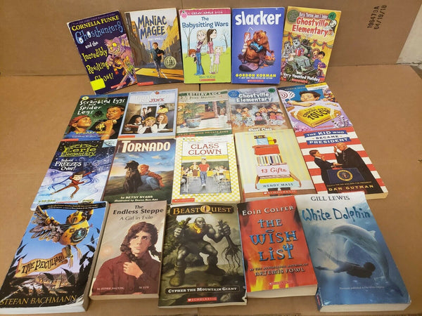 Lot of 20 Chapter ALL SCHOLASTIC Children Young YOUTH RANDOM UNSORTED BOOKS MIX