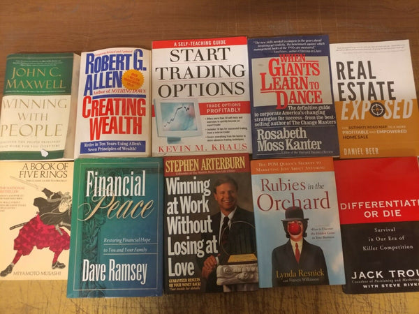 Lot of 10 Business Leadership Management Economic Investment Marketing Book MIX