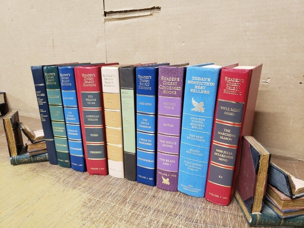 Lot of 10 Readers Digest Books for Decor Interior Design Wedding Home RANDOM MIX