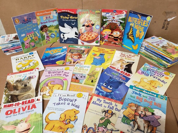 Lot of 10 Level 1 BOOKS FOR GIRL~RL~Ready to-I Can Step into Learn Read - RANDOM