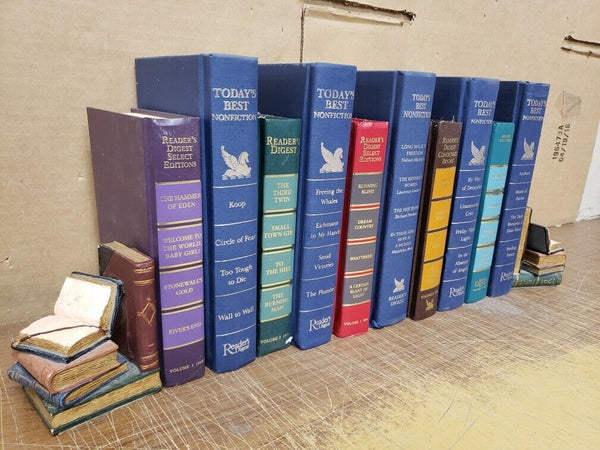 Lot of 10 Readers Digest Books for Decor Interior Design Wedding Home RANDOM MIX