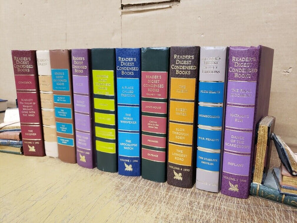 Lot of 10 Readers Digest Books for Decor Interior Design Wedding Home RANDOM MIX
