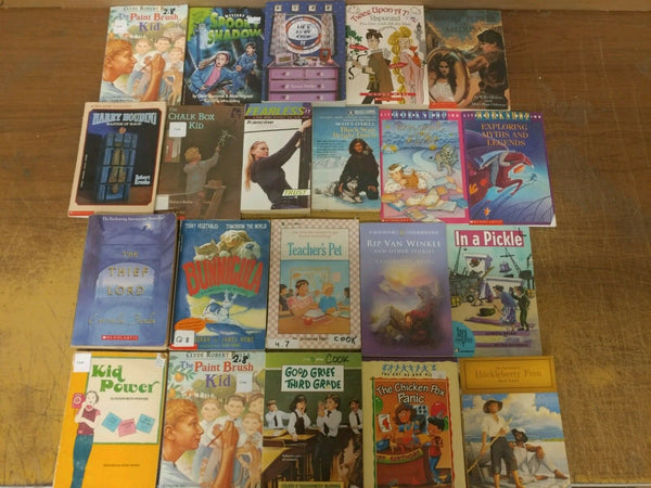 Lot of 20 Chapter Youth Early Readers Young Adults Children Book RL 3-4-5-6 MIX