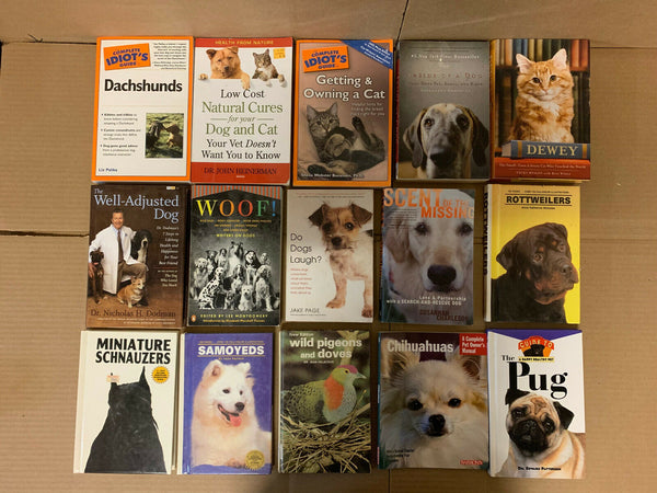 Lot of 20 Pets Animal Dogs Cats Fish Birds Training Horse Books RANDOM*MIX