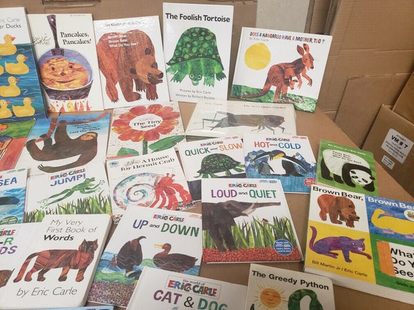 Lot of 10 Eric Carle Picture/Board Books for Children's Kid Toddler *Random Mix*