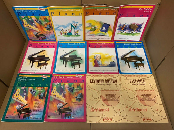 Lot of 10 Music Sheet Choral Lessons Chord Song Guitar Piano Book Set RANDOM Mix