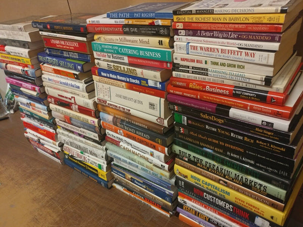 Lot of 10 Business Leadership Management Economic Investment Marketing Book MIX