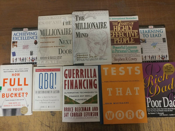 Lot of 10 Business Leadership Management Economic Investment Marketing Book MIX