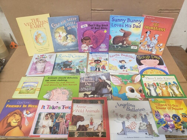 Lot of 20 BOOKS FOR GIRLS Learn to Read Picture Kids Children Library RANDOM MIX