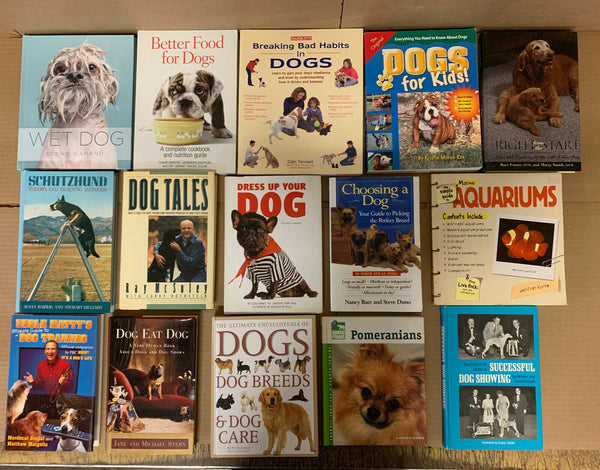 Lot of 20 Pets Animal Dogs Cats Fish Birds Training Horse Books RANDOM*MIX