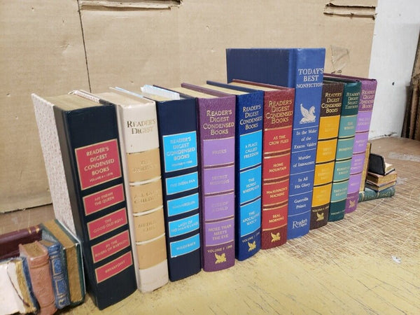 Lot of 10 Readers Digest Books for Decor Interior Design Wedding Home RANDOM MIX