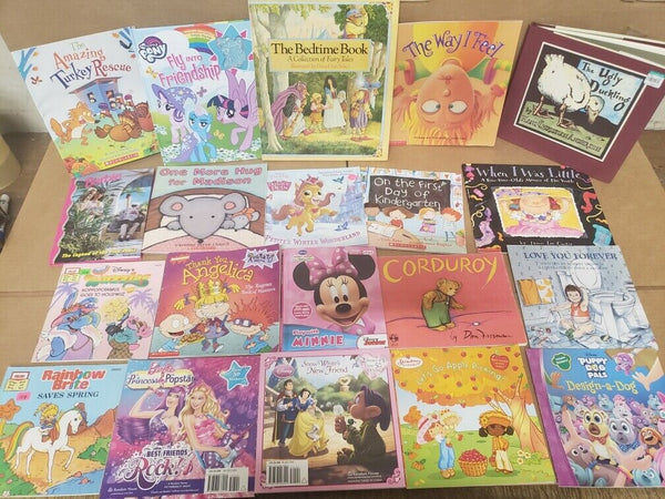 Lot of 20 BOOKS FOR GIRLS Learn to Read Picture Kids Children Library RANDOM MIX