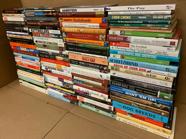 Lot of 20 Pets Animal Dogs Cats Fish Birds Training Horse Books RANDOM*MIX