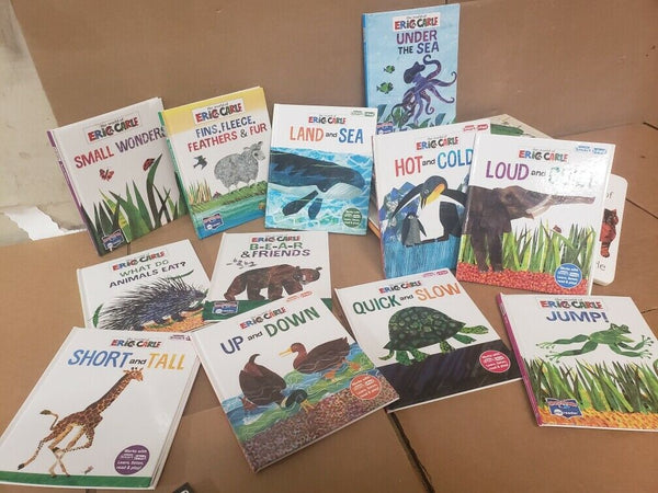 Lot of 10 Eric Carle Picture/Board Books for Children's Kid Toddler *Random Mix*