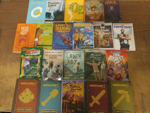 Lot of 20 Chapter Youth Early Readers Young Adults Children Book RL 3-4-5-6 MIX