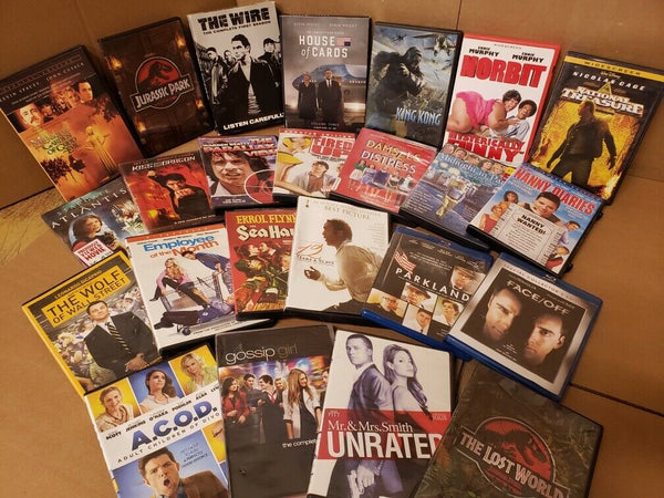 Lot of 10 DVD Action Drama Comedy Romance SCI-FI Adventure Movie RANDOM BUNDLE