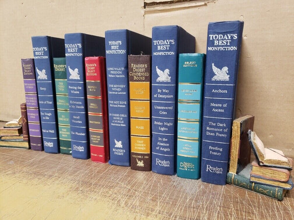 Lot of 10 Readers Digest Books for Decor Interior Design Wedding Home RANDOM MIX