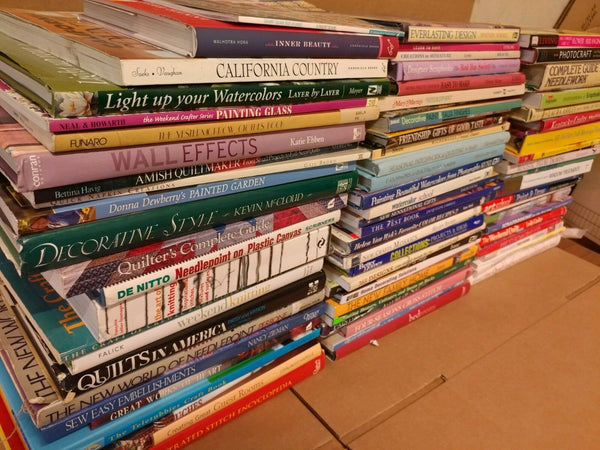 Lot of 10 Hobby Craft Design Home Decorating Quilt Knit Sewing Books RANDOM*MIX