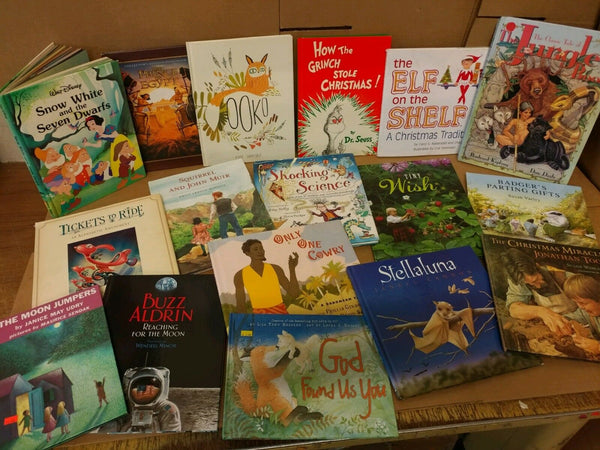 Lot of 10 ALL HARDCOVER Children Reading Books Bedtime-Story Time Kid MIX RANDOM