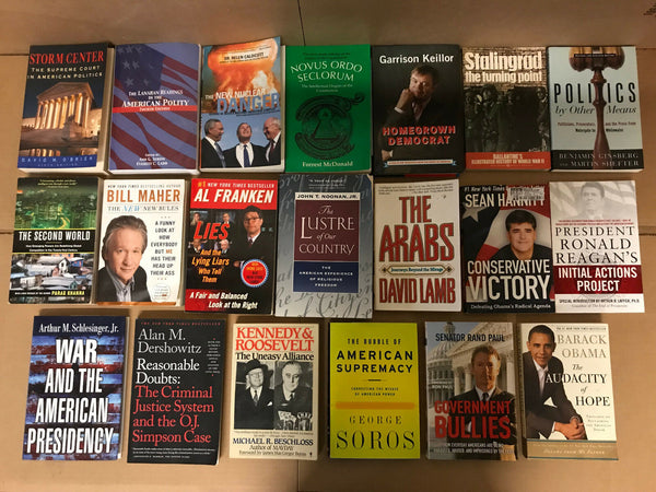 Lot of 10 Political Science Government Law Constitution US World Book MIX*RANDOM