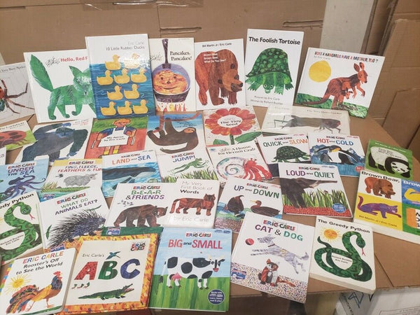 Lot of 10 Eric Carle Picture/Board Books for Children's Kid Toddler *Random Mix*