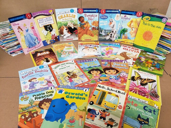 Lot of 10 Level 1 BOOKS FOR GIRL~RL~Ready to-I Can Step into Learn Read - RANDOM