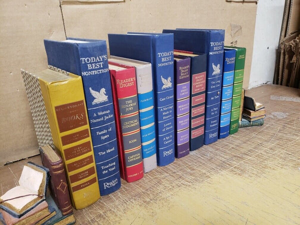 Lot of 10 Readers Digest Books for Decor Interior Design Wedding Home RANDOM MIX