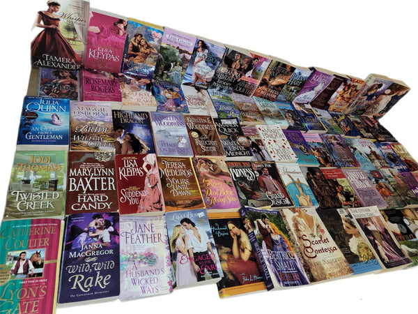 Historical Romance Paperback Books: Mixed Vintage Fiction Popular Authors Lot — photo 2