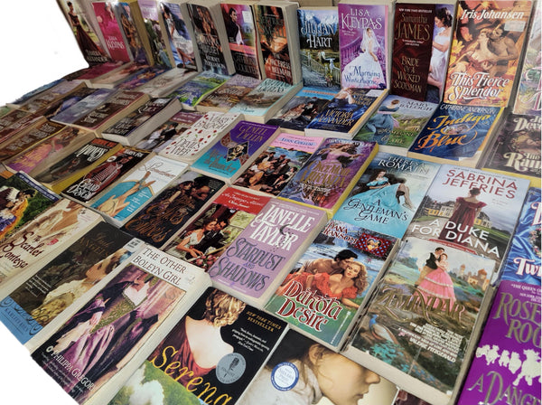 Historical Romance Paperback Books: Mixed Vintage Fiction Popular Authors Lot — photo 3