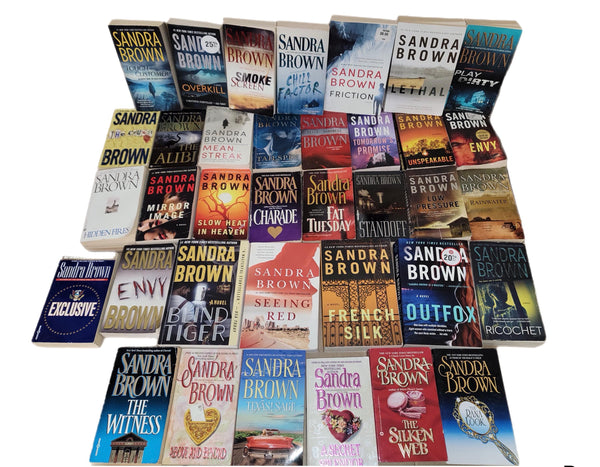 Sandra Brown Paperback Books Lot: 10 Mystery Romance Assorted Novels — photo 3