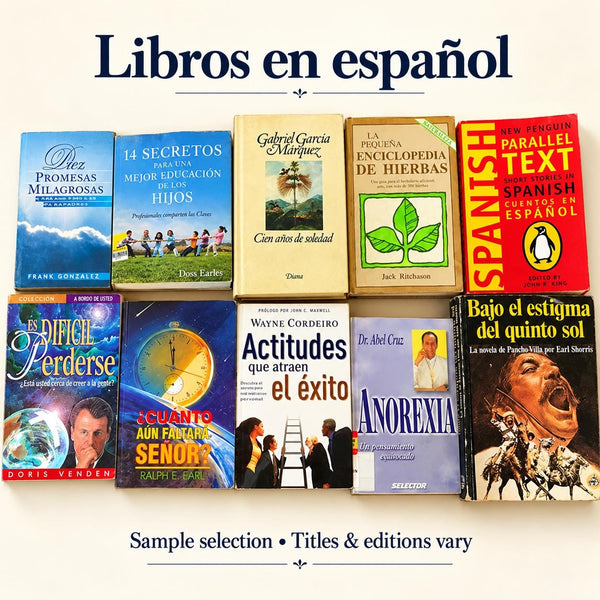 10 Spanish Books Bundle: Curated Libros en Español, Mixed Fiction & Nonfiction Reading Collection — photo 2