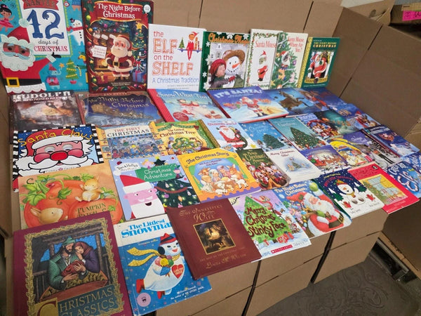 Lot of 10 Kids Christmas Books Bundle – Holiday Santa Elf Reindeer Snowman Winter Collection, Curated Titles, Children's Holiday Books — photo 3