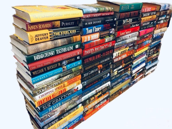Mystery Thriller Hardcover Book Lot: Hardback Fiction with Dust Jackets — photo 3