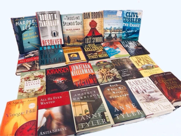 Mystery Thriller Hardcover Book Lot: Hardback Fiction with Dust Jackets — photo 2