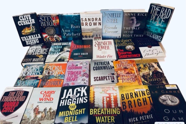Mystery Thriller Hardcover Book Lot: Hardback Fiction with Dust Jackets — photo 5