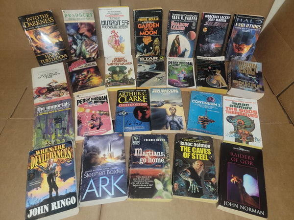 Vintage Science Fiction Paperback Book Lot: Curated Sci-Fi Mix — photo 6
