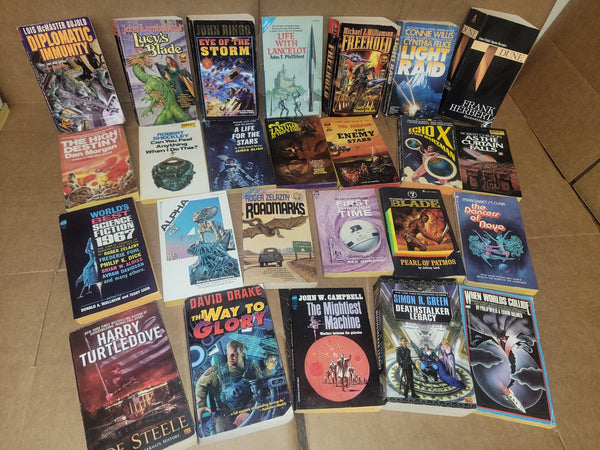 Vintage Science Fiction Paperback Book Lot: Curated Sci-Fi Mix — photo 2