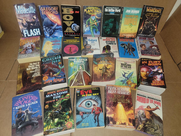Vintage Science Fiction Paperback Book Lot: Curated Sci-Fi Mix — photo 3