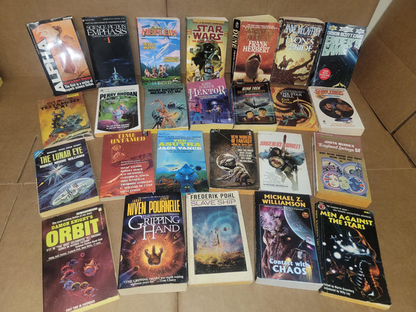 Vintage Science Fiction Paperback Book Lot: Curated Sci-Fi Mix — photo 4