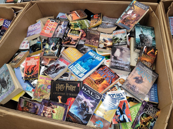 Vintage Sci-Fi Fantasy Book Lot: Mixed Hardback & Paperback — photo 1