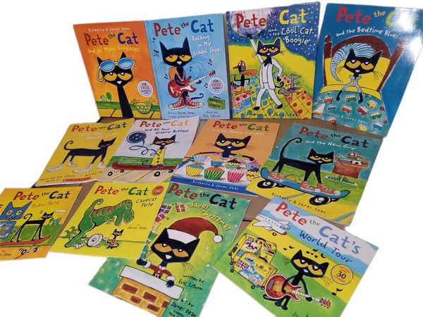 Pete the Cat Book Lot of 5: James Dean, Eric Litwin, Picture & Chapter Books — photo 1