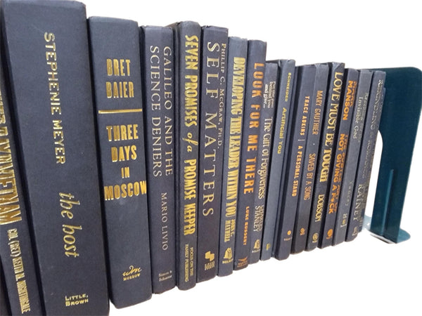 Black Hardcover Books with Gold Lettering: Set of 10 Decorating Books — photo 3