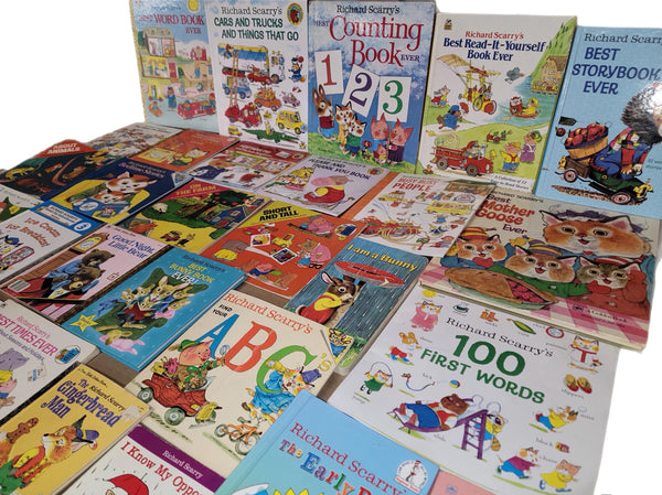 Richard Scarry Vintage Children's Books - Lot of 5 Curated Mix — photo 2