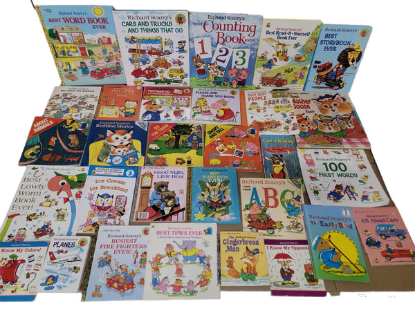 Richard Scarry Vintage Children's Books - Lot of 5 Curated Mix — photo 3