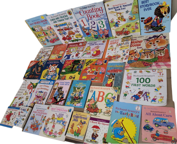 Richard Scarry Vintage Children's Books - Lot of 5 Curated Mix — photo 5