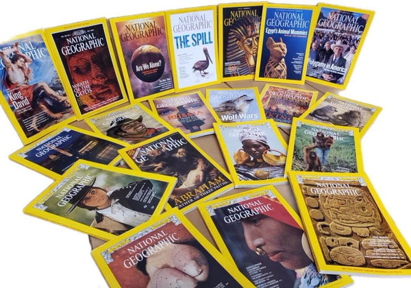 Vintage National Geographic Magazines: Curated Mixed Lot for Collage, Journal, Display Scrapbooking Crafts Ephemera Travel Art Supplies DIY — photo 4