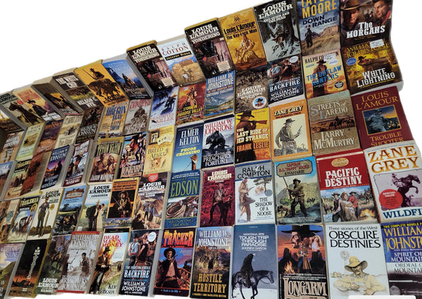 Western Paperback Book Lot: Zane Grey, Louis L'Amour, Johnstone + More.. — photo 6