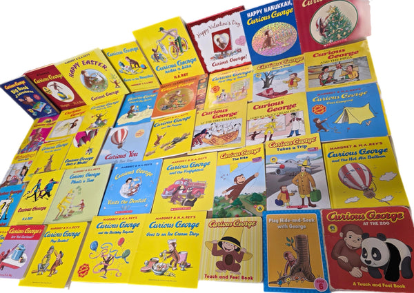 Curious George Book Lot of 5: Curated Mix, Hardcover & Softcover — photo 5